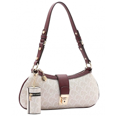 Bolsa Feminina Chenson Original Monograma Clássico Ombro